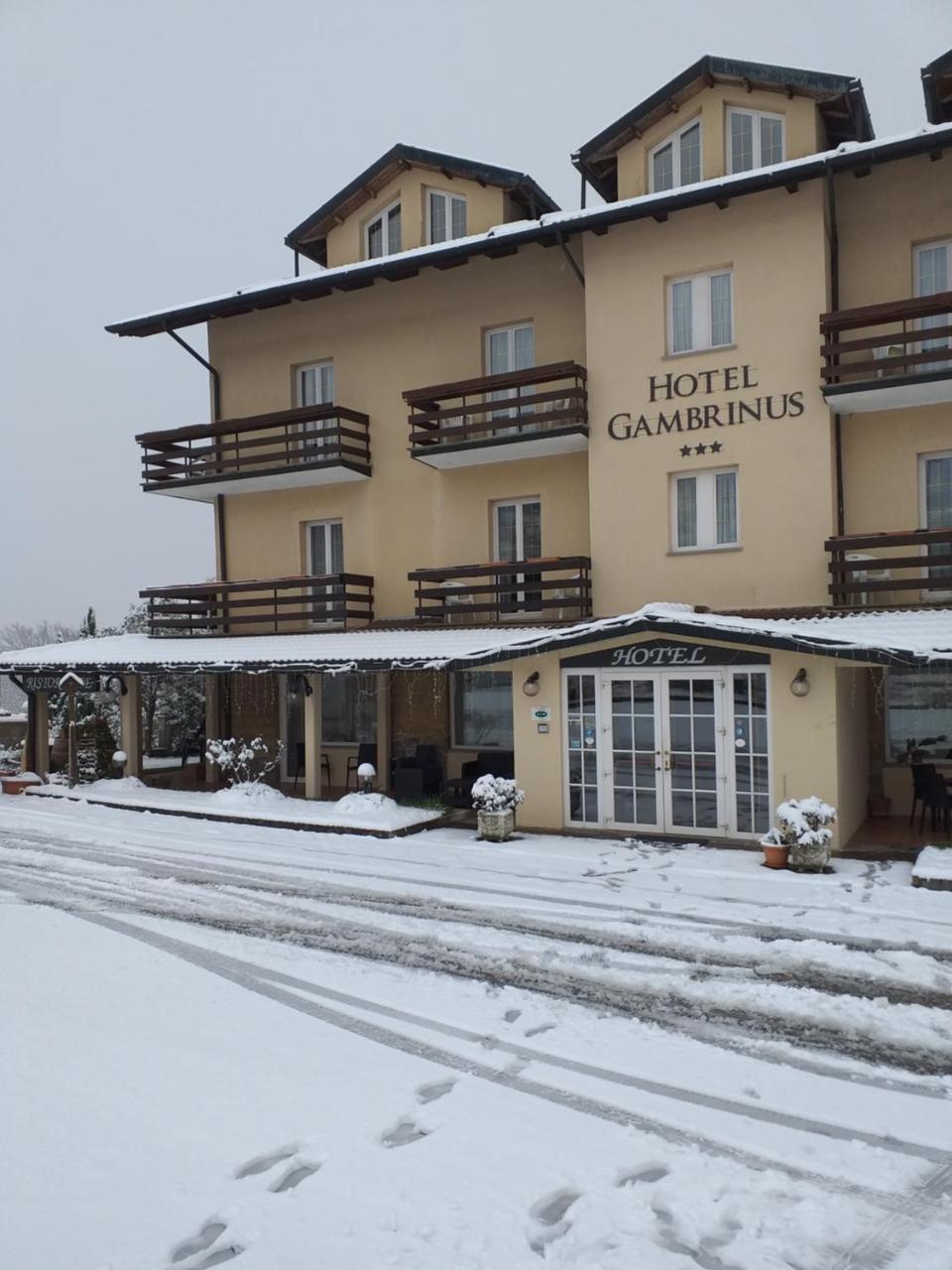 Hotel Gambrinus Abbadia San Salvator Luaran gambar